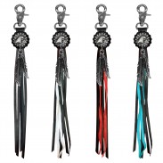 Porte-clés à franges Aigle chaîne – les 4 couleurs de franges