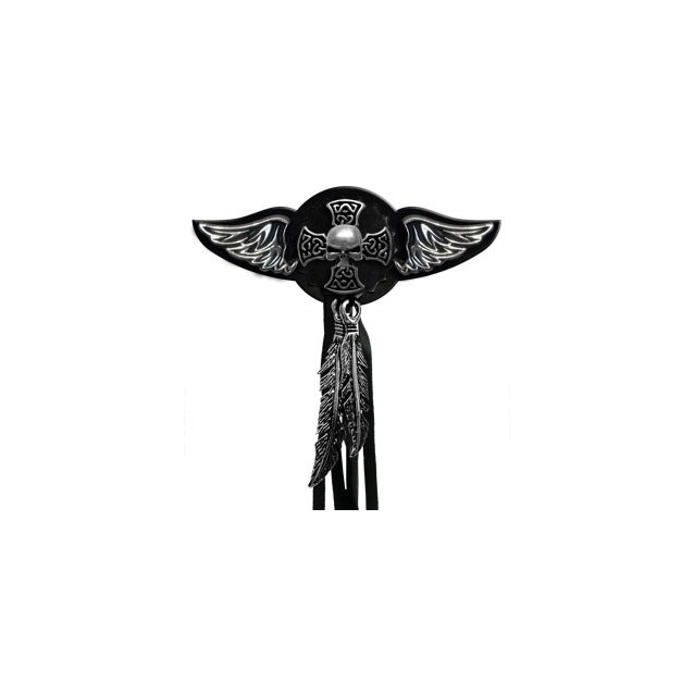 Conchos Ailes à Riveter Mini Tête de Mort Celtique - custom