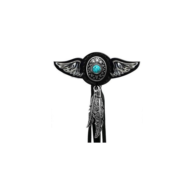 Conchos Ailes à Riveter Perle Bleue - biker