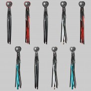 Heart and Rose – fringe rivet – all 9 versions