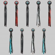 Concho turquoise – rivet à franges – les 9 versions