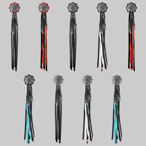 Mandala – fringe rivet – all 9 versions