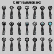 42 motifs à franges (1/2)