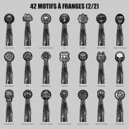 42 motifs à franges (2/2)