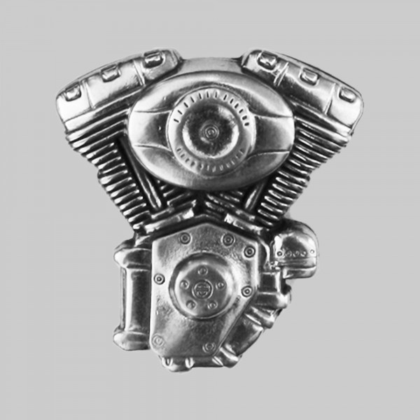 Moteur V-Twin – motif à riveter en étain, sans rondelle