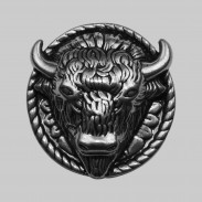 Bison – motif à riveter en étain, sans rondelle