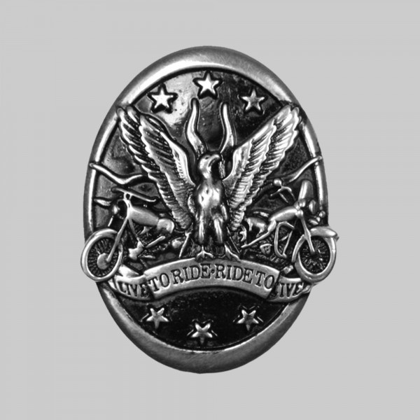 Aigle étoilé – motif à riveter en étain, sans rondelle