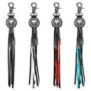 Live Free Ride Hardcore fringe keyring – the 4 fringe colours