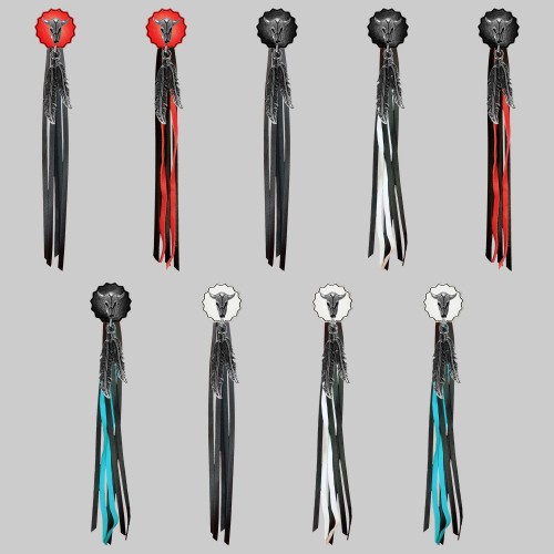 Buffalo Skull – fringe rivet – all 9 versions