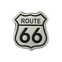 Route 66 USA California Motorrad Biker Metall Button Badge Pin Anstecker 0719 