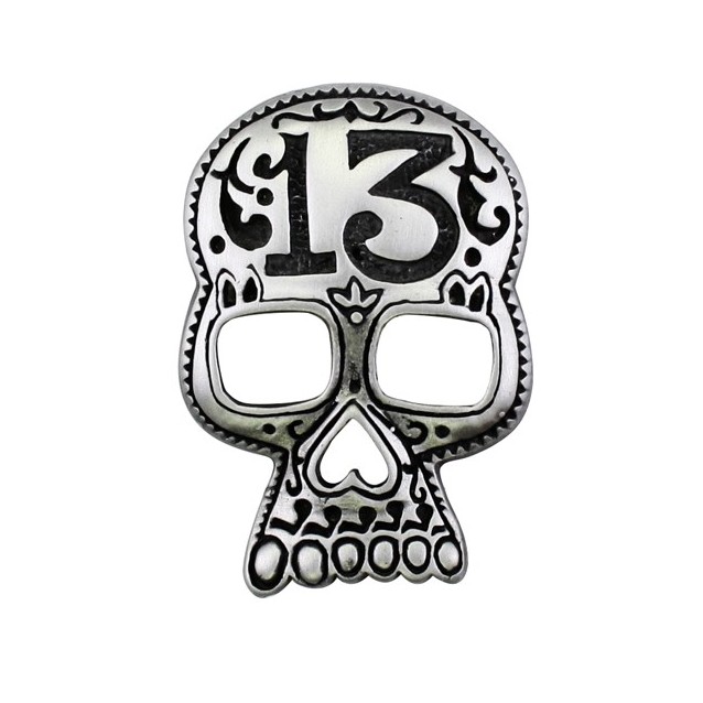 Pin's décoratif Calavera 13 Biker 100% artisanal - biker