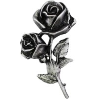 Pin Rosen am Stiel, Zinn