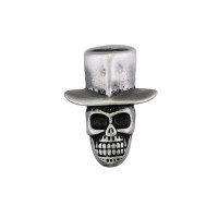 Pin's décoratif Baron Samedi Biker 100% artisanal - moto