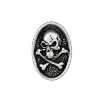 Pin's décoratif Tête de Mort  Biker 100% artisanal - custom