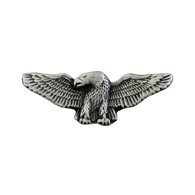 Pin Adler mit ausgebreiteten Schwingen, Zinn