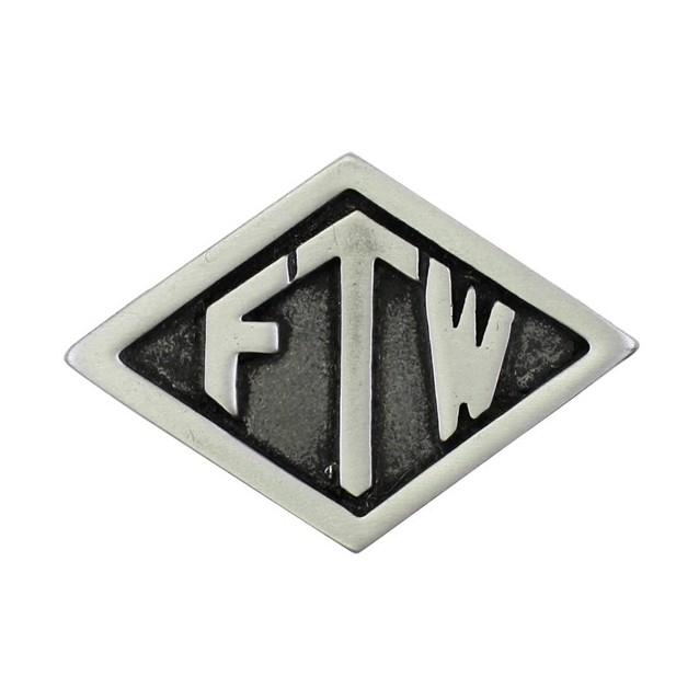 FTW Pin – Large, Pewter
