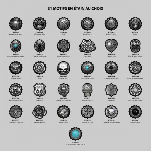 31 pewter designs to choose from