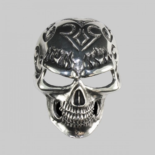 Tribal skull – pewter rivet-on motif, without washer