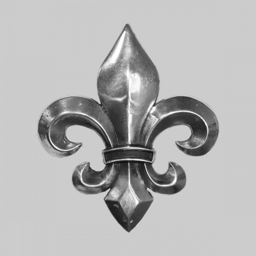 Fleur de lys – motif à riveter en étain, sans rondelle