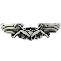 Pin US Air Force Pilotenschwingen Pin-up, Zinn