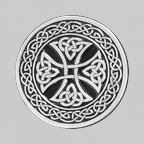 Celtic cross – pewter rivet-on motif, without washer