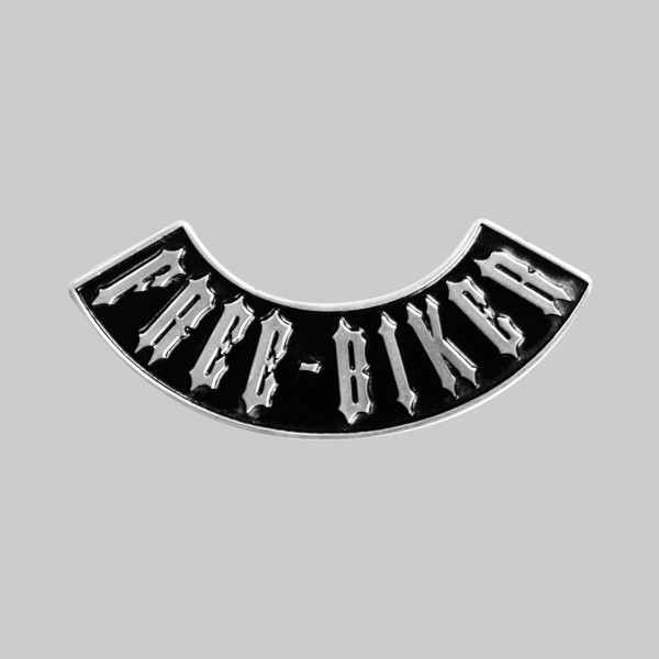 Free Biker, arc large – motif à riveter en étain, sans rondelle