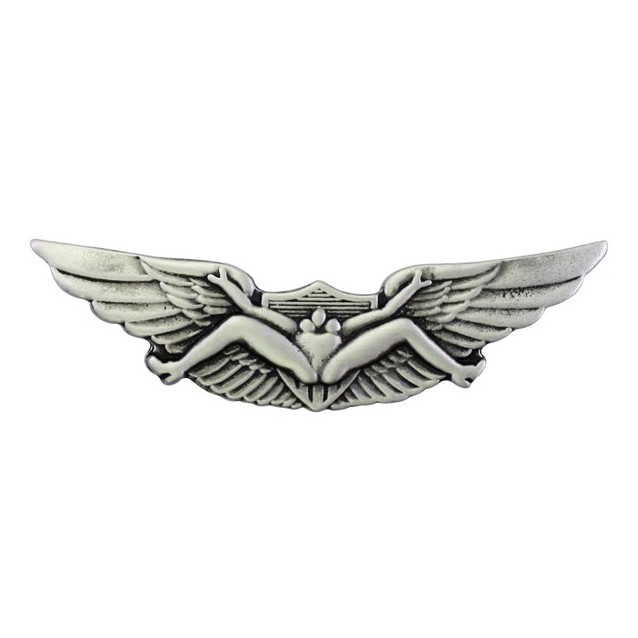 Pin US Aviator Schwingen Pin-up, Zinn