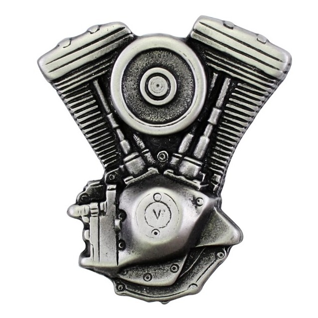 Pin’s moteur, étain