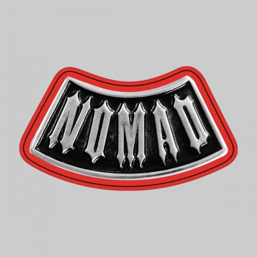 Nomad – on a red leather washer
