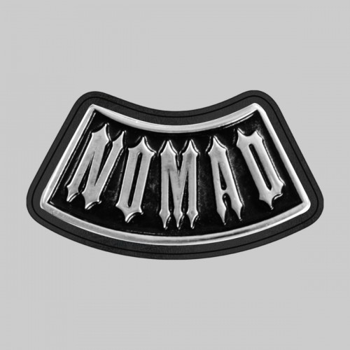 Nomad – on a black leather washer