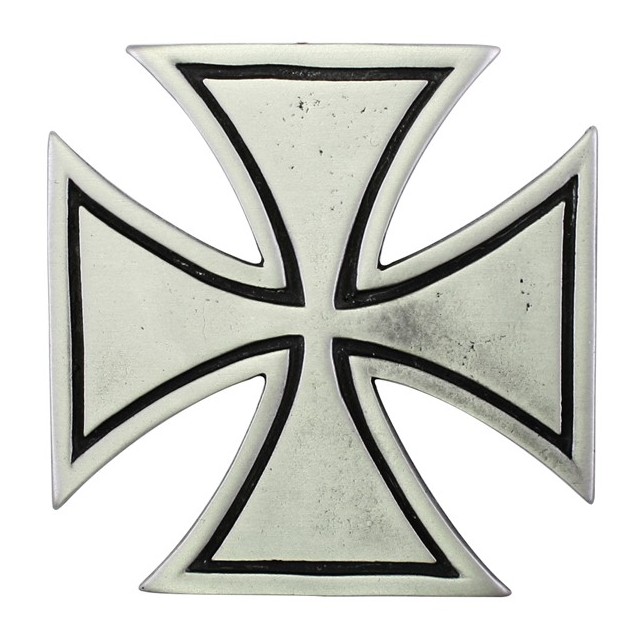 Pin's décoratif Croix de Malte Biker - biker
