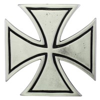 Pin’s croix de Malte grand modèle, étain