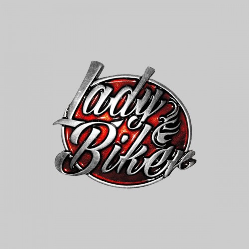 Lady Biker moyen, orange – motif à riveter en étain, sans rondelle