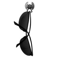 Pin's Porte Lunettes Tête de Mort Biker 100% artisanal - biker