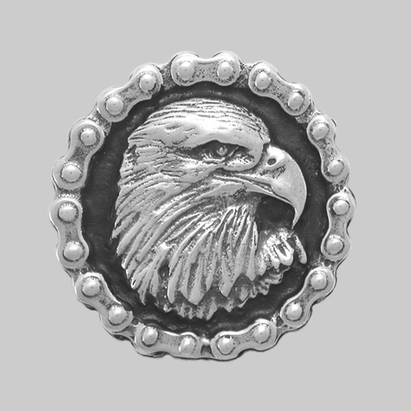 Adler Kette – Nietmotiv aus Zinn, ohne Scheibe